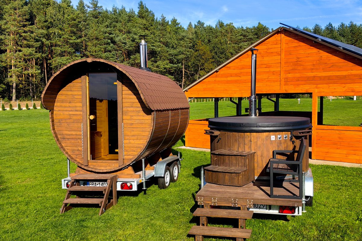Mobilna Bania i Sauna na terenie CampKAJAKOWO